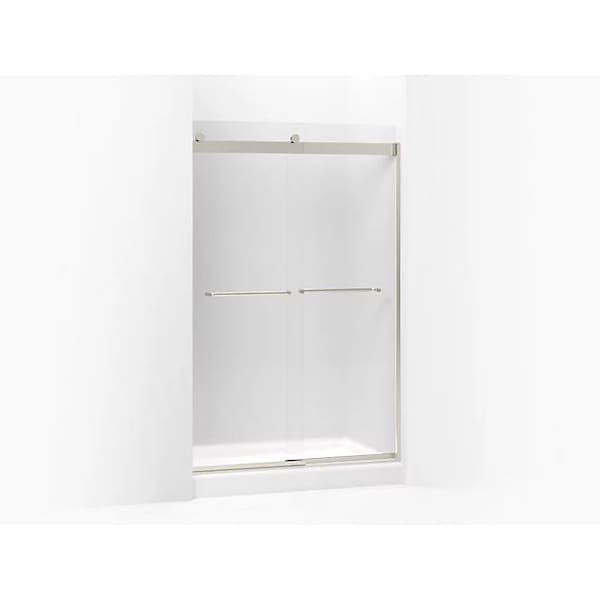 Kohler Levity(R) Sliding Shower Door, 74" H X 44-5/8 - 47-5/8" W, With 1/4" Thick Frosted Glass And Towel Bars 706014-D3-MX - main